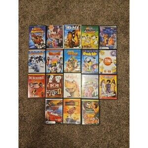 Huge DVD Lot DVD Movies Family Friendly Lot Of 18 Disney Minions Cars Happy Feet